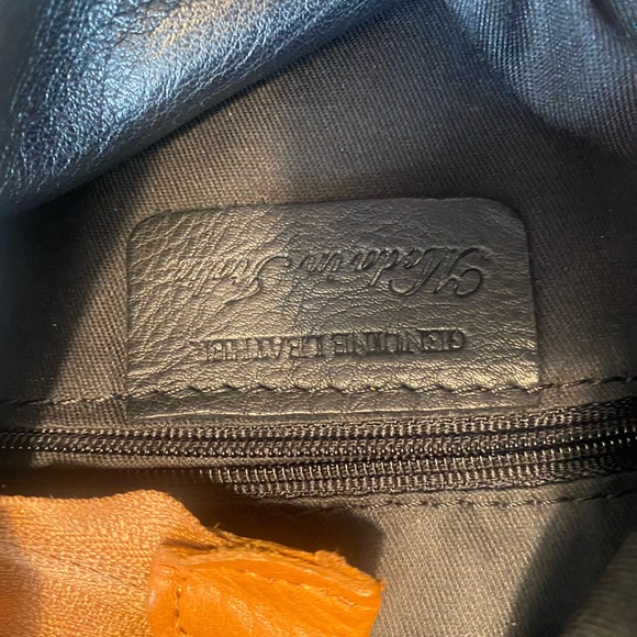 Black and brown Italian leather bag in great condition - Picture 6 of 6